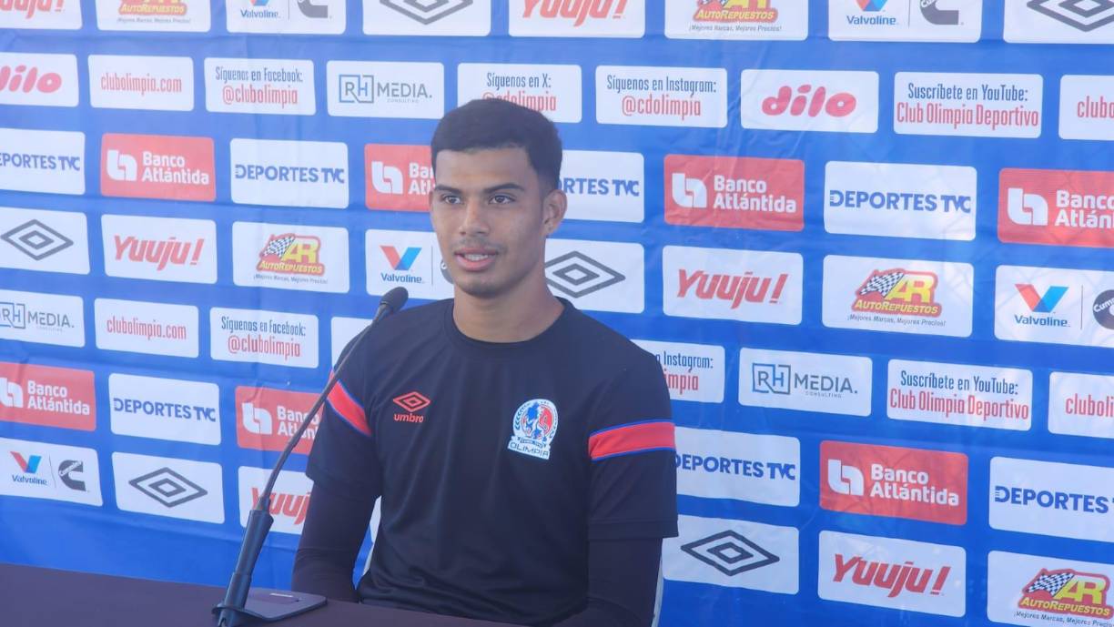 Rodbin Mejía, portero del Olimpia