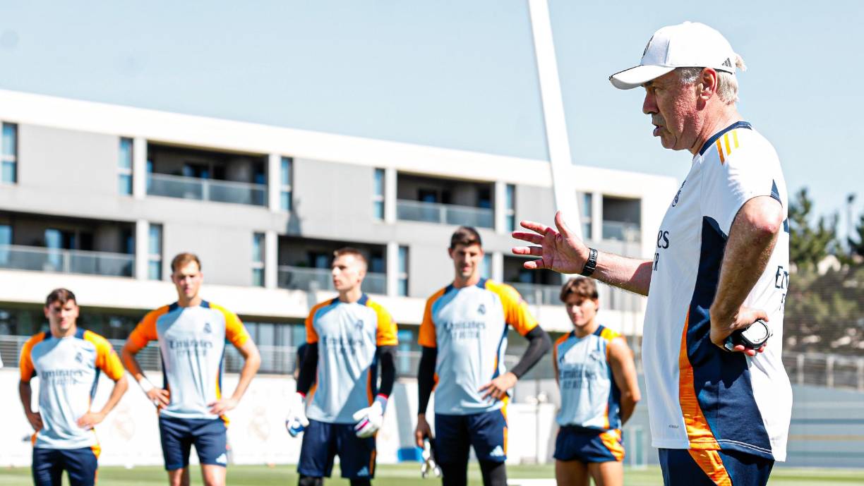 Carlo Ancelotti lidera la pretemporada del Real Madrid para la campaña 2024/2025.