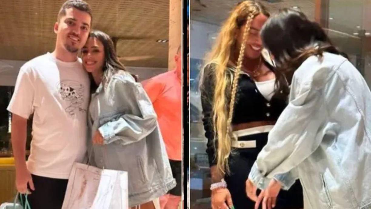 Los familiares y amigos de Neymar se dieron regalos de pascuas entre ellos. Las sonrisas describe lo bien que lo pasaron.