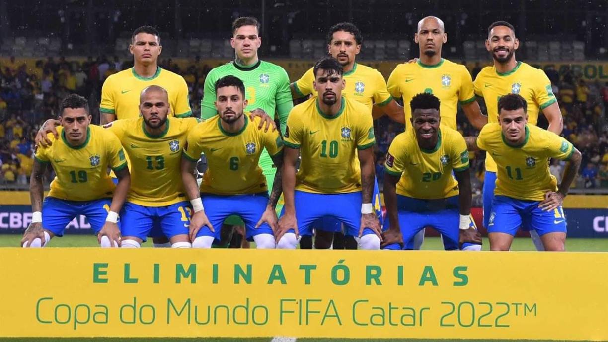 2- Brasil: Es la segunda selección más cara y tiene un valor de 1,455 millones de euros.