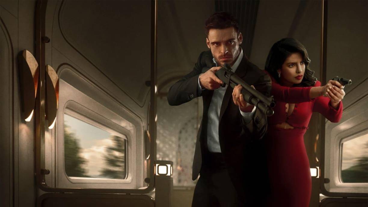 <b>“CITADEL”, 28 en Prime Video</b>Serie de espionaje con Richard Madden y Priyanka Chopra como agentes de elite que, ocho años después de la caída de su agencia independiente, Citadel, vuelven a la acción en una misión que les lleva por todo el mundo.