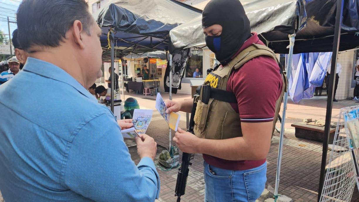 La Dirección Policial Anti Maras y Pandillas Contra el Crimen Organizado (DIPAMPCO), realizó en San Pedro Sula, Cortés el lanzamiento del Plan Trabajando por tu Seguridad en esta Navidad.