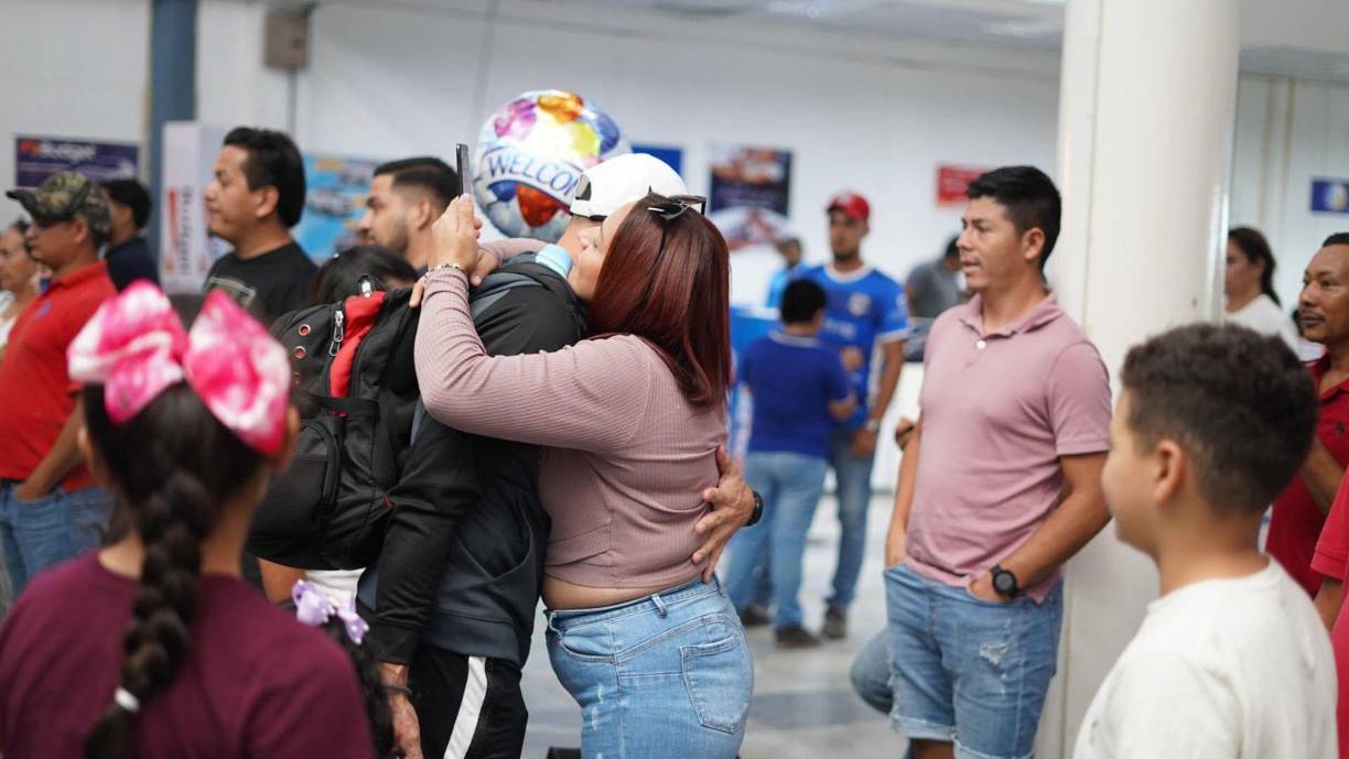 El jugador de Marathón recibió una sorpresa en su llegada a Honduras. 