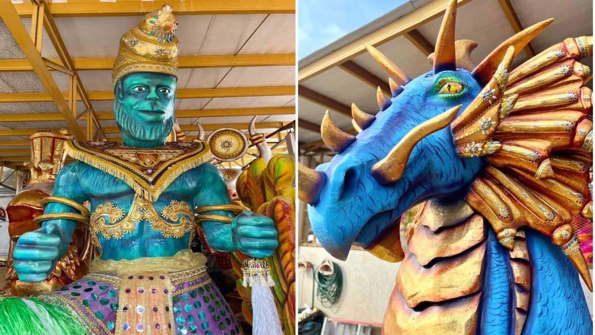 Escolares calientan el ambiente del Gran Carnaval 2022 de La Ceiba