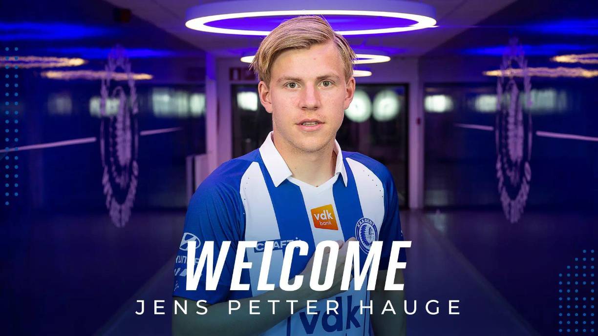 OFICIAL: El medio-ofensivo noruego Jens Petter Hauge es nuevo jugador del Gent de Bélgica., llega procedente del Frankfurt de Alemania.