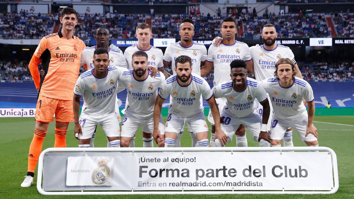 Pese a ser un partido con nada en juego, Ancelotti alineó a sus mejores 11 titulares para enfrentar al Betis.