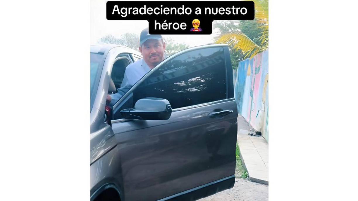 ”Agradeciendo a nuestro héroe”, escribió la usuaria <b>@anyi_hn</b>.