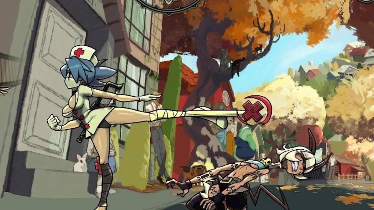 Skullgirls - Los jugadores participan en combates entre sí, con equipos de uno, dos o tres personajes que intentan noquear a sus oponentes o tener la mayor cantidad de salud acumulada cuando se acaba el tiempo. El escenario del juego gira en torno al “Skull Heart”, un artefacto que concede deseos a las mujeres.