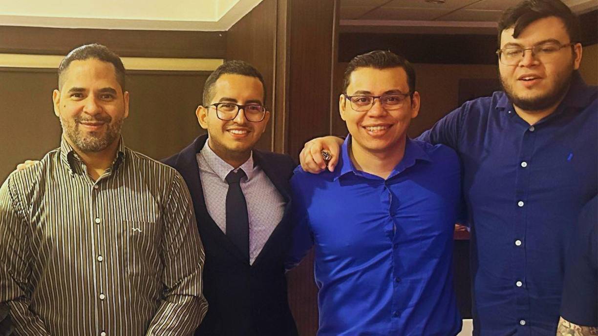 Pavel Henriquez, Moisés Toledo, Carlos Palomo y Jasser Lozano