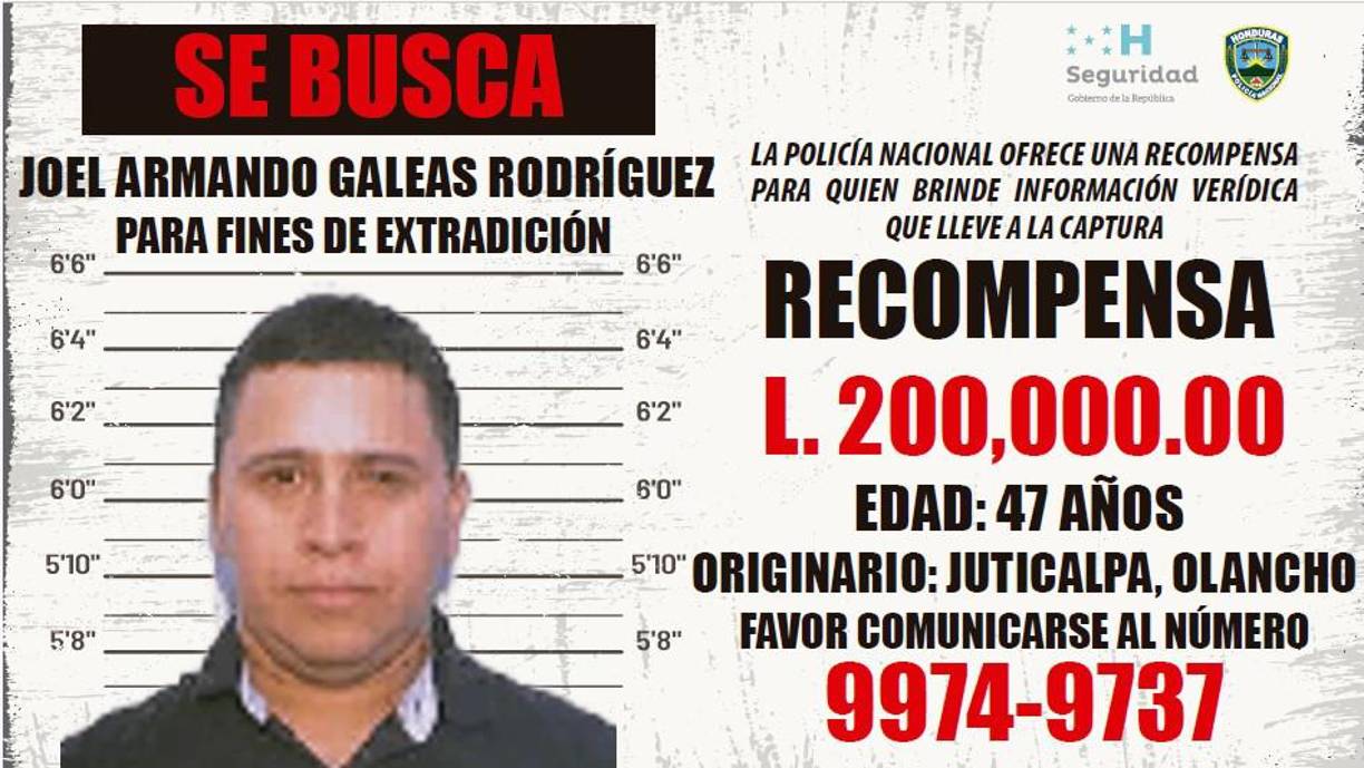 Joel Armando Gales Rodríguez de Juticalpa, Olancho. Tiene 47 años y ofrecen 200 mil lempiras por quien dé información de su paradero.