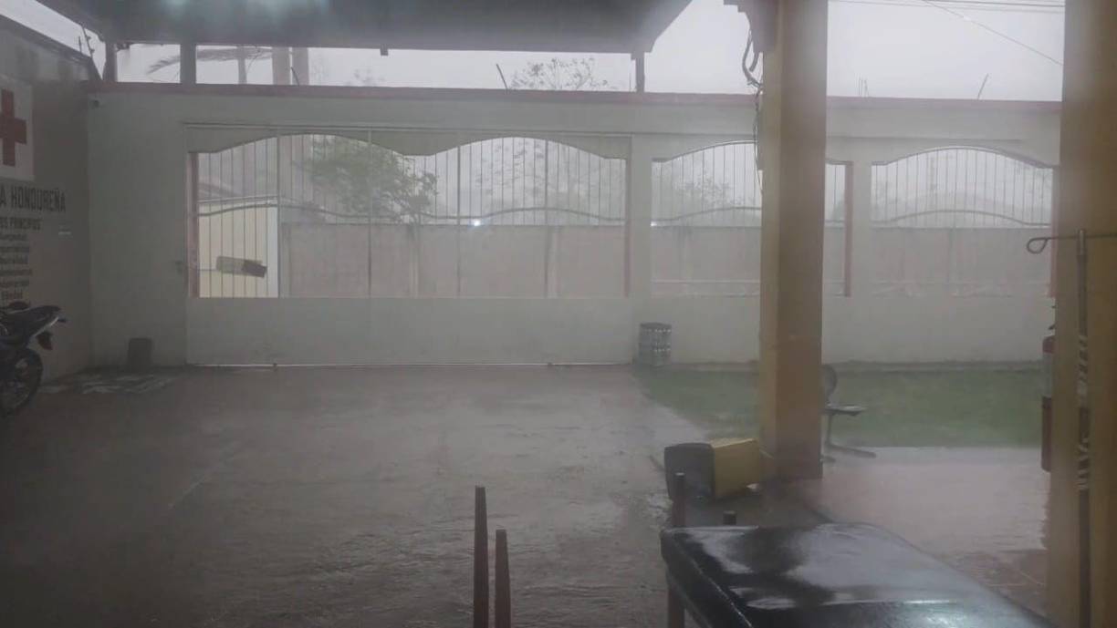 Sorprende lluvia con granizo en La Entrada, Copán