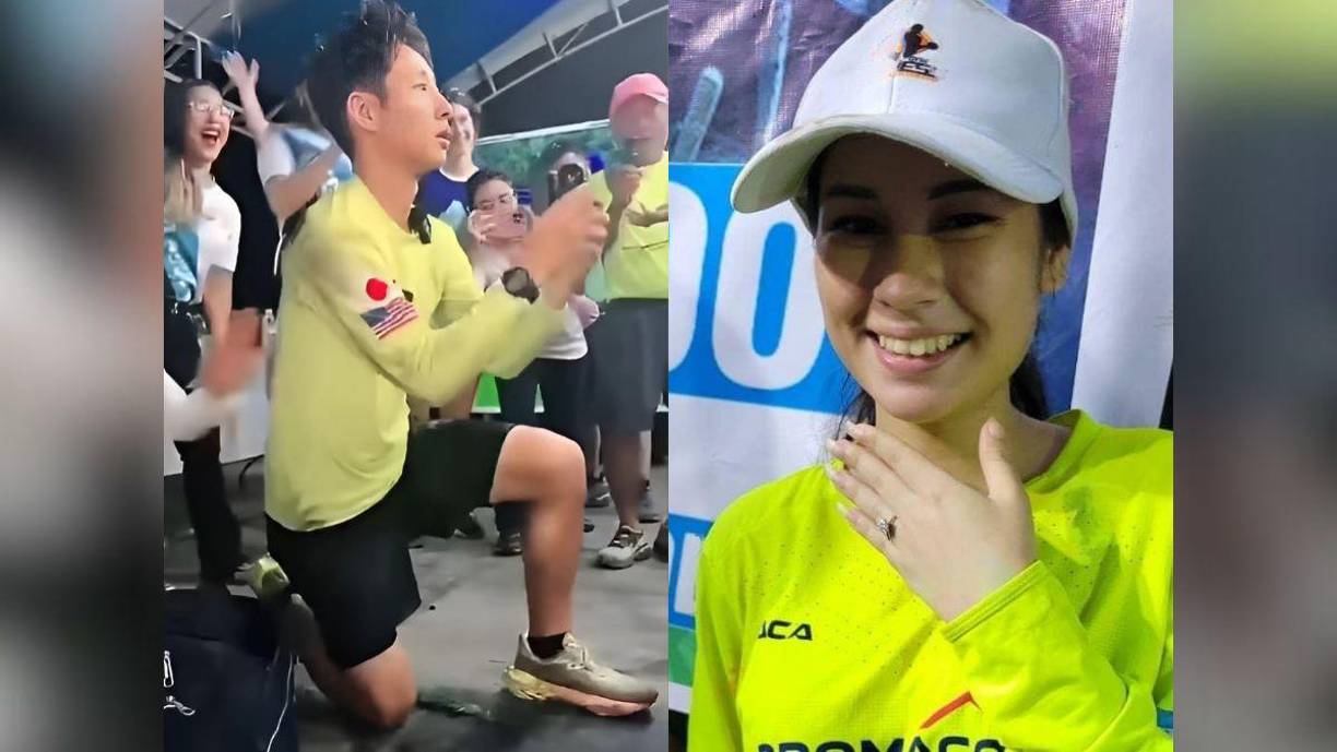 Shin Fujiyama culminó su ambicioso reto de correr <b>3,000 kilómetros</b> de la forma más especial posible: ¡con una propuesta de matrimonio a su novia, <b>Yeimi Licona</b>!