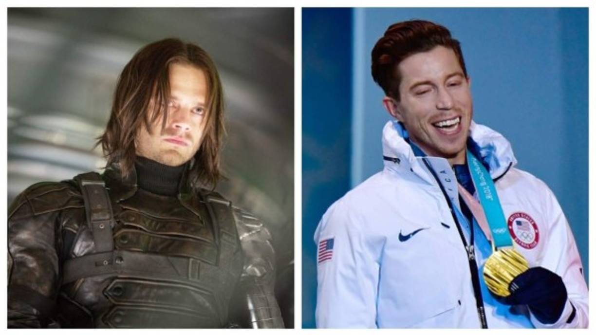 Soldado de Invierno - Shaun White, deportista estadounidense que compite en patinaje y snowboard, especialista en la prueba de halfpipe.