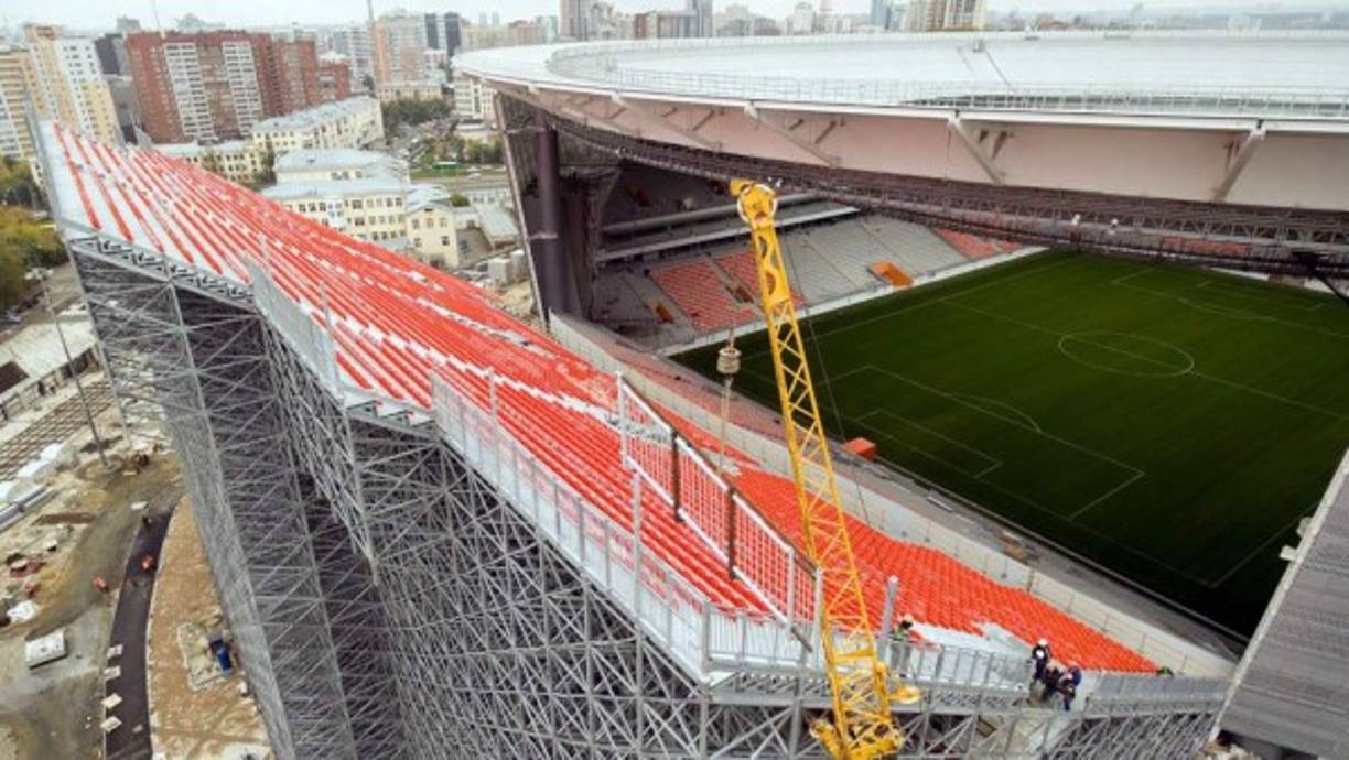 Este estadio construido en 1953 es sede de uno de los clubes de fútbol más antiguos del país, el FC Ural.