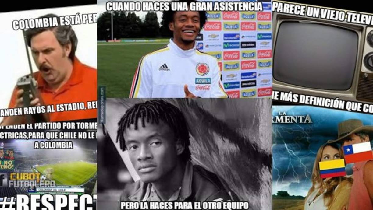 Chile venció a Colombia y se clasificó a la final de la Copa América Centenario, que jugará ante Argentina. El partido se retrasó más de dos horas por lluvia. Los memes no faltaron.