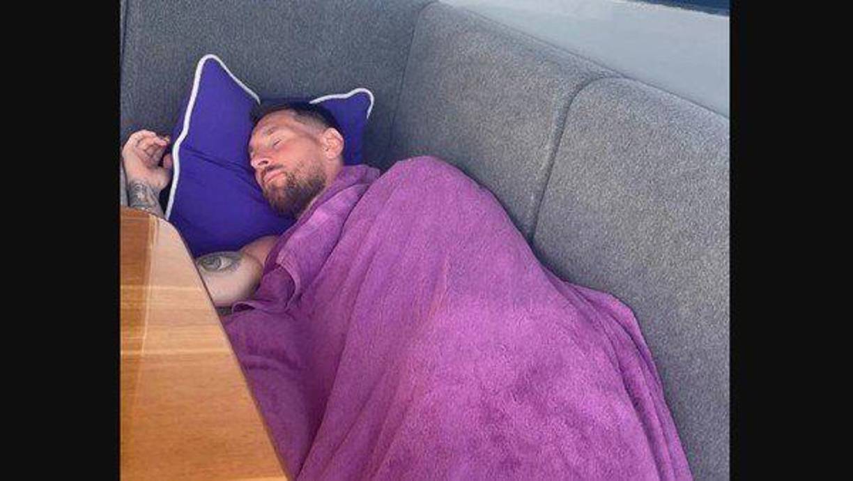 La dieta de Lionel Messi también incluye una siesta después de comer o de los entrenamientos con el PSG y la selección de Argentina.