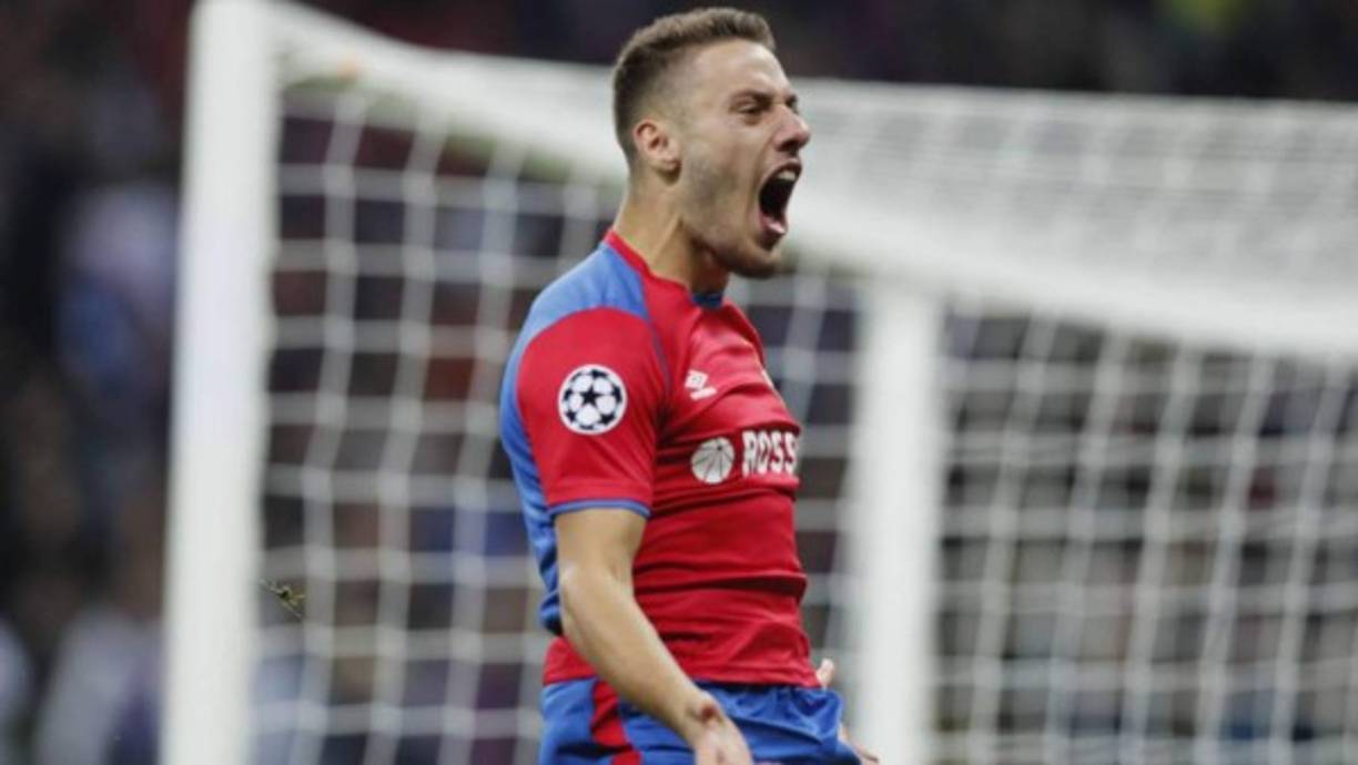 Centrocampista: Nikola Vlašić, 21 años (CSKA de Moscú) - Cedido por el Everton, Vlašić ha marcado tres goles y ha dado dos asistencias en la fase de grupos esta temporada. Se ha convertido rápidamente en un líder para el CSKA.