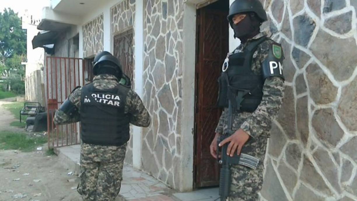 Los operativos en Comayagua.