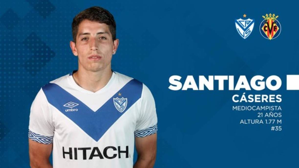 Vélez Sarsfield ha hecho oficial la marcha del mediocampista argentino Santiago Cáseres al Villarreal.