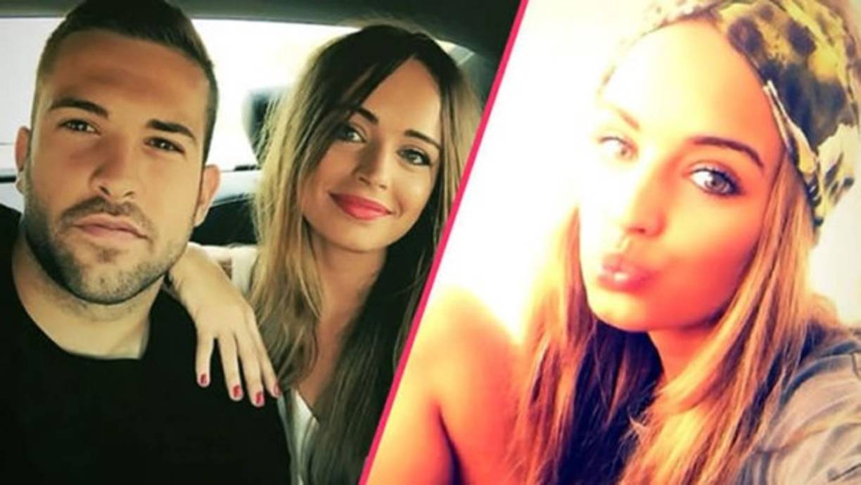 Romarey Ventura. Jordi Alba correrá la banda del Santiago Bernabéu bajo la atenta mirada de su novia, será su primer clásico puesto que no hace demasiados meses que son pareja oficial.