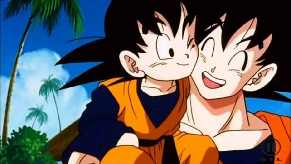 Los nombres de Goku y Goten hacen un juego de palabras, ya que en japonés Goku se interpreta como 'región alta o del cielo', y el nombre de su segundo hijo, Goten, se interpreta como 'región inferior del Cielo'.<br/>