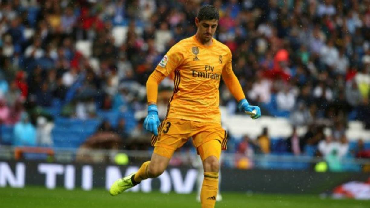 Courtois: El portero belga estará como arquero titular del Real Madrid en Estambul.