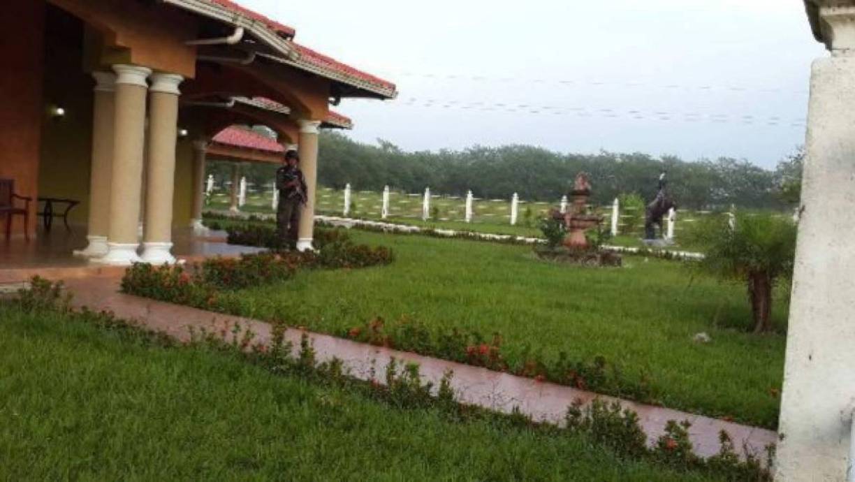 Esta fue una de las fincas que les incautaron en Copán.