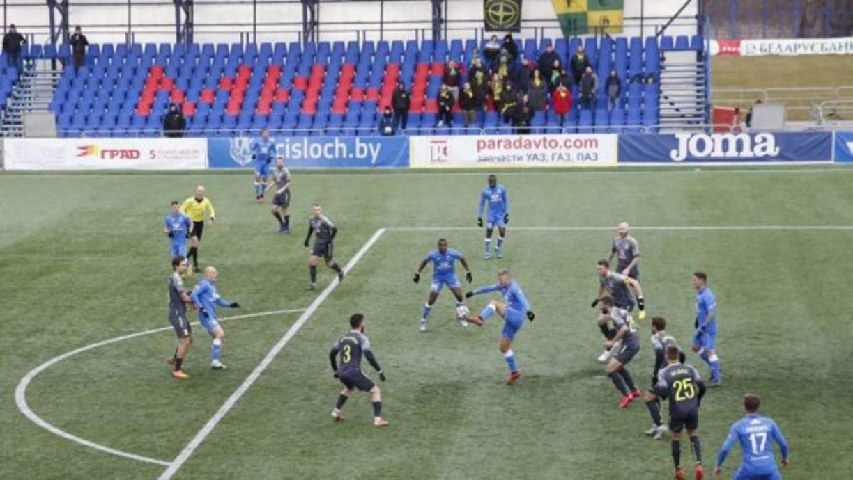 La crisis del coronavirus no ha afectado a la disputa de los partidos de fútbol de Bielorrusia, en este país se registran 76 casos positivos de Covid-19.