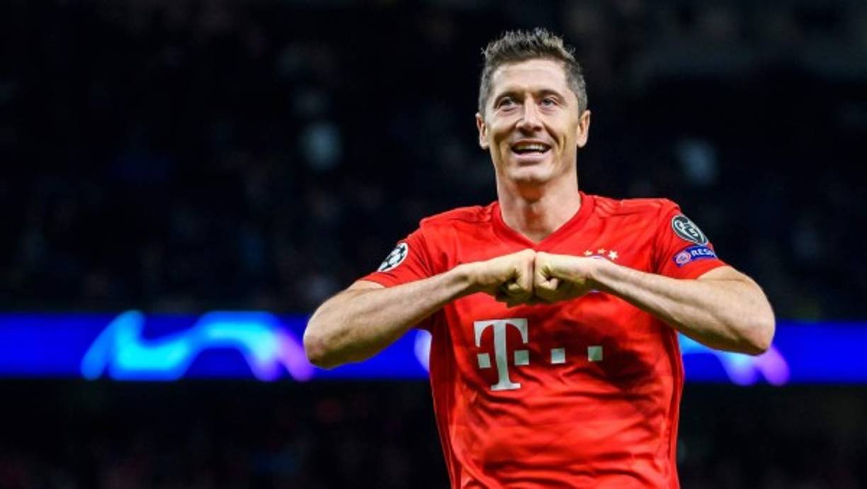 1- Robert Lewandowski (68 puntos): 34 goles en la Bundesliga con Bayern Munich
