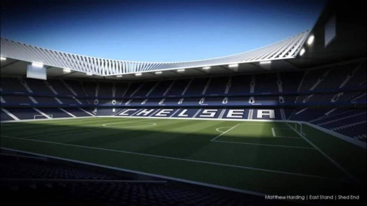 El proyecto, valorado en algo más 850 millones de euros, tenía previsto su finalización en la temporada 2023-2004, si bien el Chelsea lo paró el año pasado y por el momento no se han realizado más trabajos de diseño y planificación previos al inicio de la construcción.