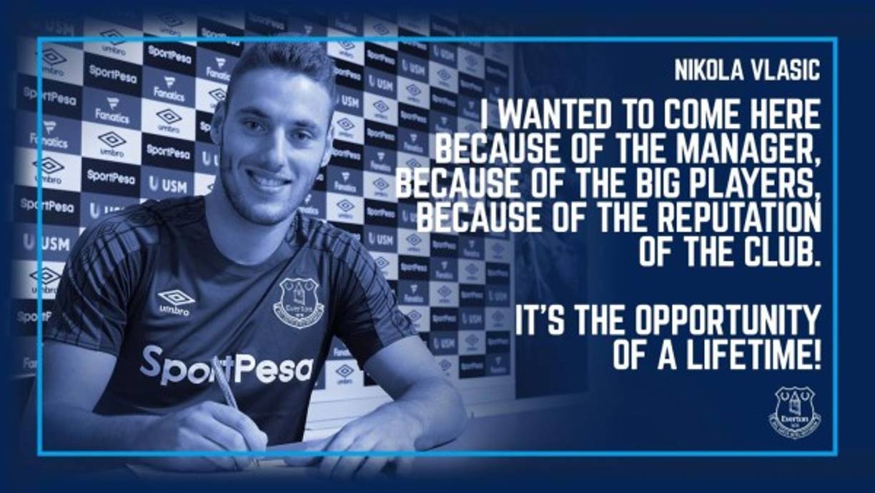 El Everton se hace con la joven perla croata Nikola Vlasic. El atacante de 19 años que ya ha debutado con la selección absoluta llega procedente del Hajduk Split tras un traspaso de 10.8 millones de euros.
