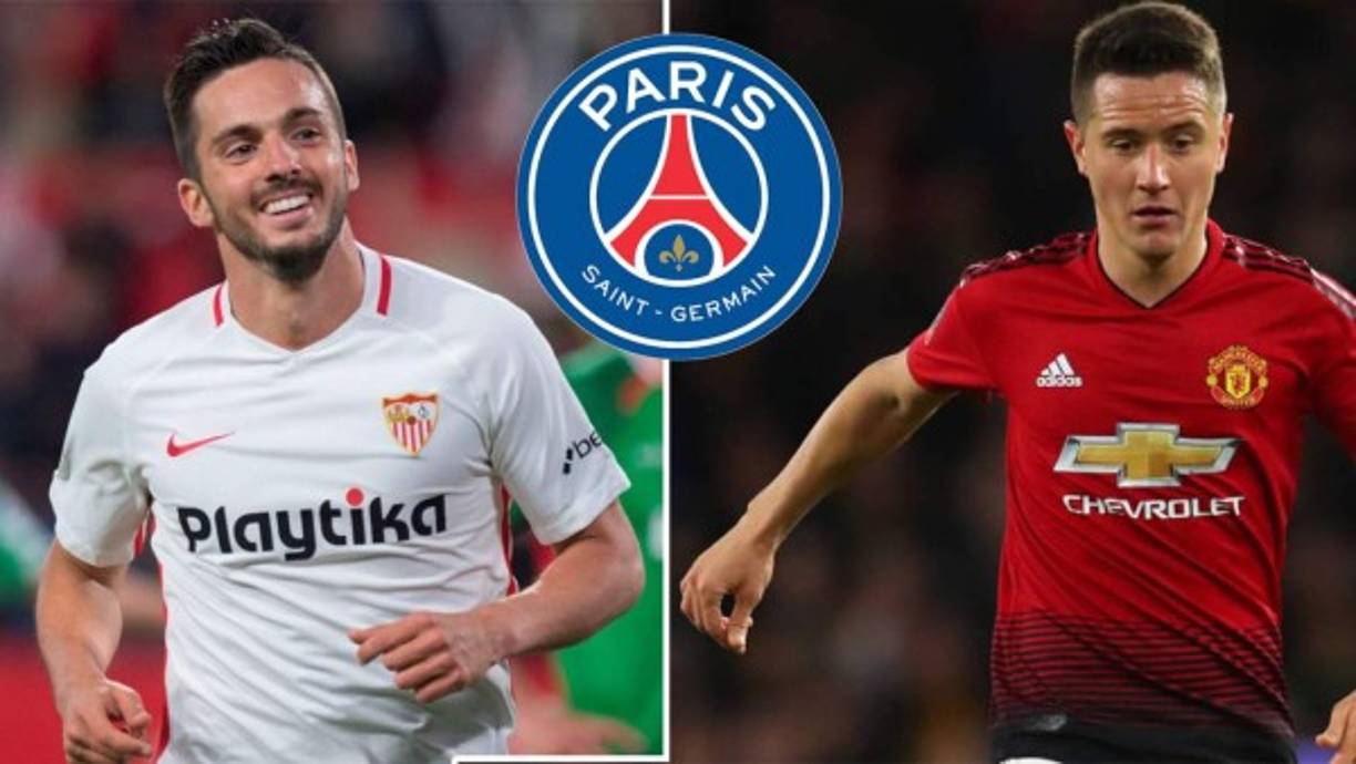 El Paris Saint-Germain anunciará la semana que viene el fichaje de dos centrocampistas españoles, Ander Herrera y Pablo Sarabia, procedentes del Manchester United y el Sevilla, respectivamente, según informa este jueves el diario francés 'L'Équipe'. Ambas adquisiciones serán las primeras realizadas bajo el mando del nuevo director deportivo del PSG, el brasileño Leonardo, que acaba de reemplazar al portugués Antero Henrique.