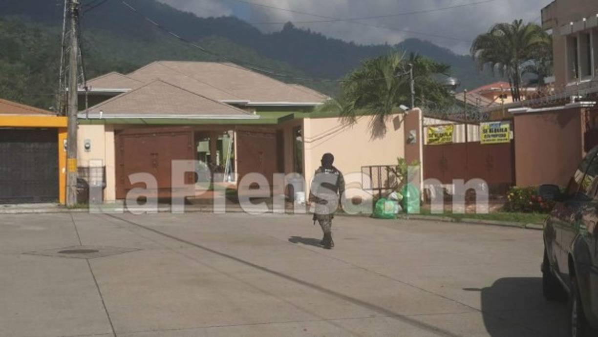 Las primeras acciones de embargo preventivo de bienes se realizaron en la residencial El Pedregal de San Pedro Sula.
