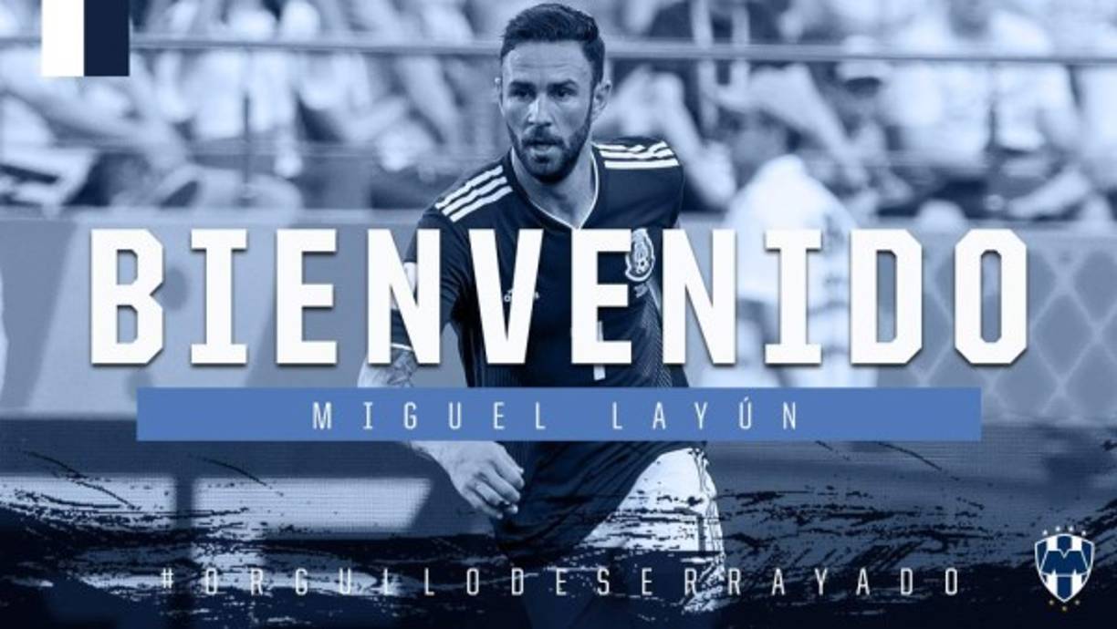 El futbolista mexicano Miguel Layún ya no es jugador del Villarreal y desde hoy es nuevo jugador de los Rayados de Monterrey.