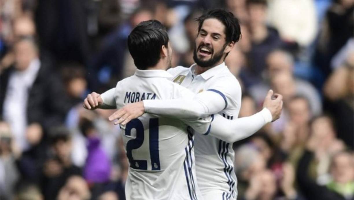Isco y Morata, ambos del Real Madrid son los dos principales obejtivos del Milan para la próxima temporada, según afirma el diario 'As'. El conjunto lombardo ha sido adquirido por un grupo inversor chino, Sino-Europe Changxing Sports Investment, a cambio de 740 millones de euros. Además, se ha comprometido a invertir otros 350 millones en fichajes durante los tres primeros años de gestión y los dos futbolistas del Real Madrid serían objetivo prioritario.