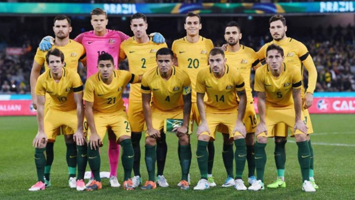 Australia: 'Los Canguros' - También conocidos como Socceroos, por la combinación de las palabras Soccer y Kangaroos (Canguros). Otro de sus apodos es Wallabies, aunque este nombre es más típico del rugby, el wallabi, un simpático marsupial australiano.