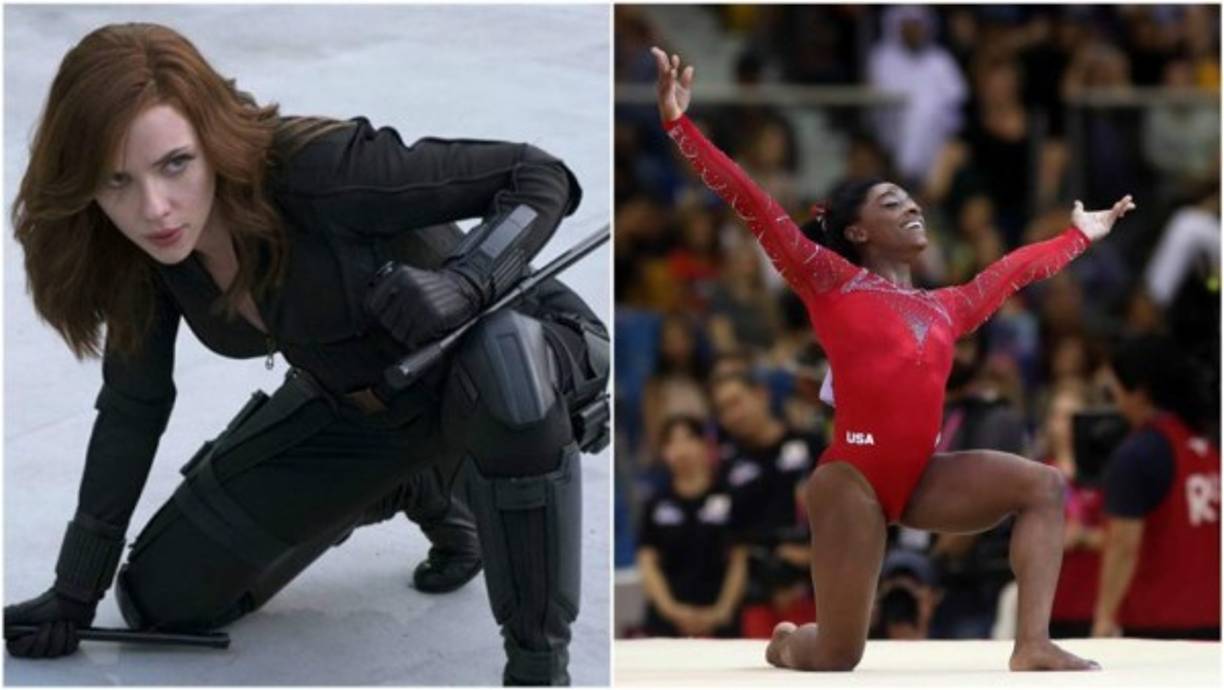 Viuda Negra - La gimnasta artística estadounidense Simone Biles.