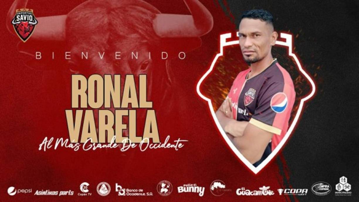 El Deportes Savio anunció el fichaje del defensor hondureño Ronal Varela, llega procedente del Atlético Pinares.