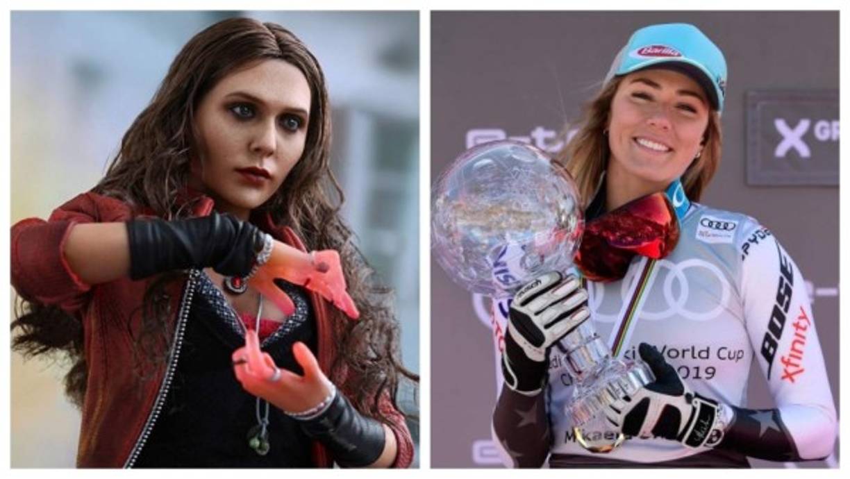 Bruja Escarlata - La esquiadora estadounidense Mikaela Shiffrin.