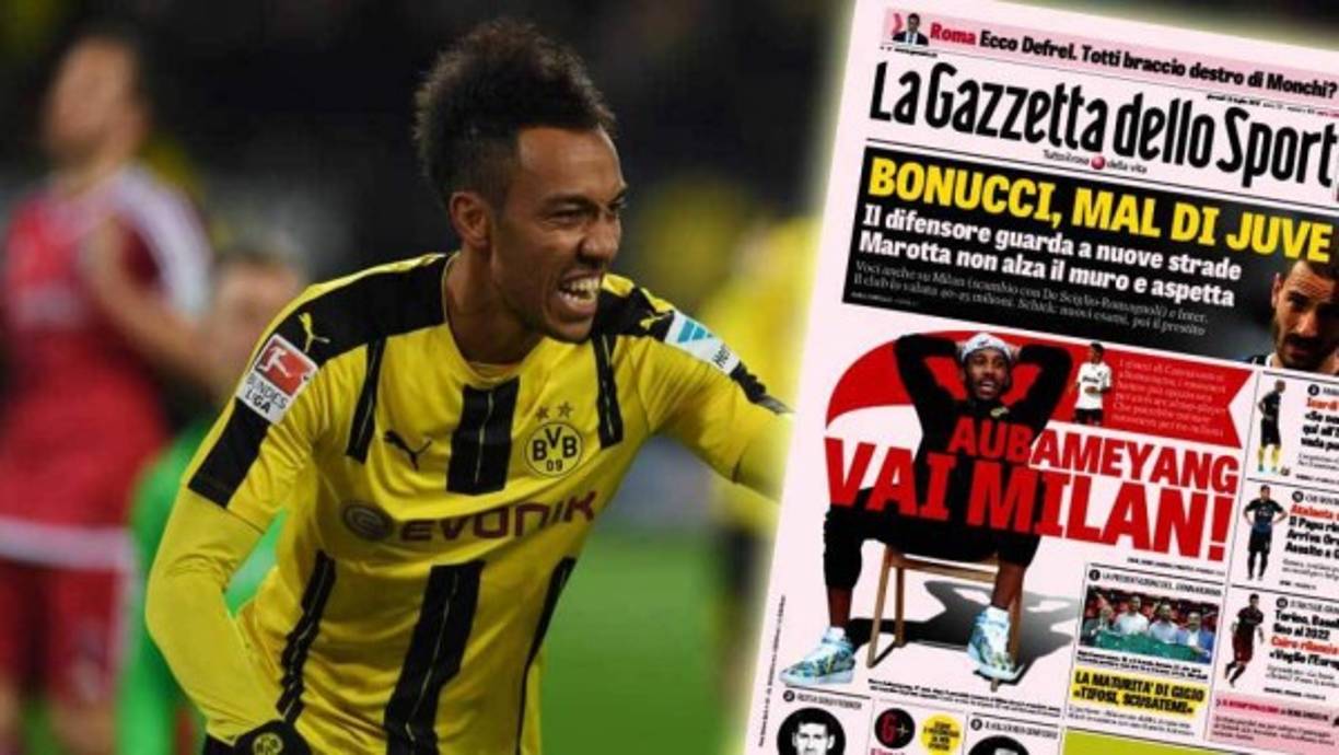 El Tianjin Quanjian ha hecho oficial el fichaje de Anthony Modeste, lo que complica la llegada de Pierre Emerick Aubameyang al equipo chino. Y ahí, según la Gazzetta dello Sport, aparece el Milan, que podría completa su proyecto de la próxima temporada con la llegada del delantero gabonés. El precio rondaría los 60 millones. El club italiano ya ha gastado 146 millones este verano y podría superar los 200 si incorpora al atacante del Borussia Dortmund.