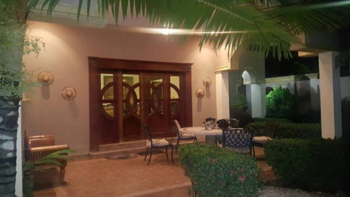 Un de las casas aseguradas en el marco de la 'Operación Avalancha II' en San Pedro Sula.