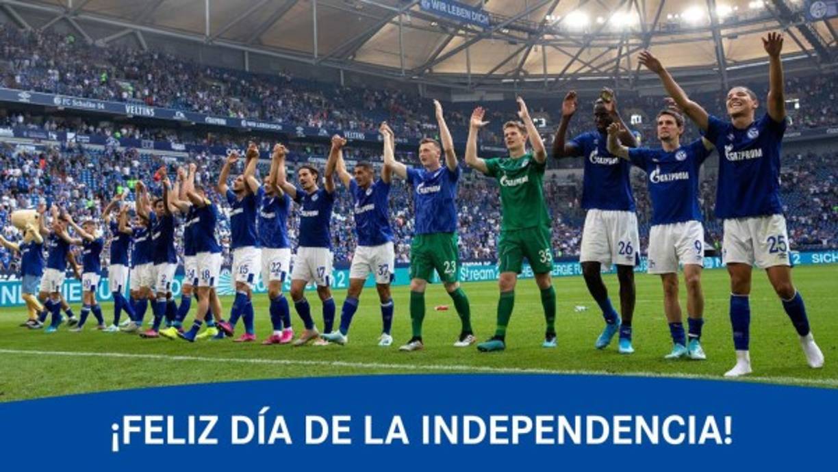El Shalke 04 de Alemania compartió esta bella imagen.