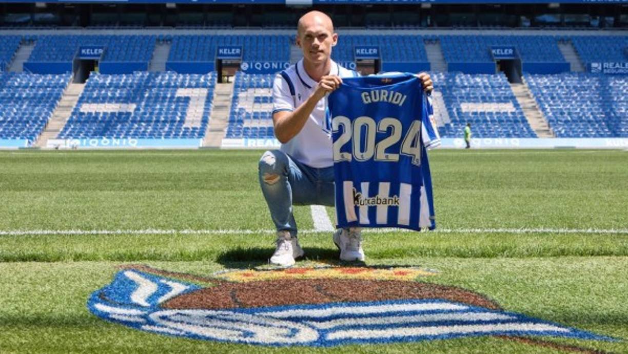 La Real Sociedad ha anunciado el acuerdo para la renovación de Jon Guridi hasta 2024,algo que se venía esperando. Foto Twitter Real Sociedad.