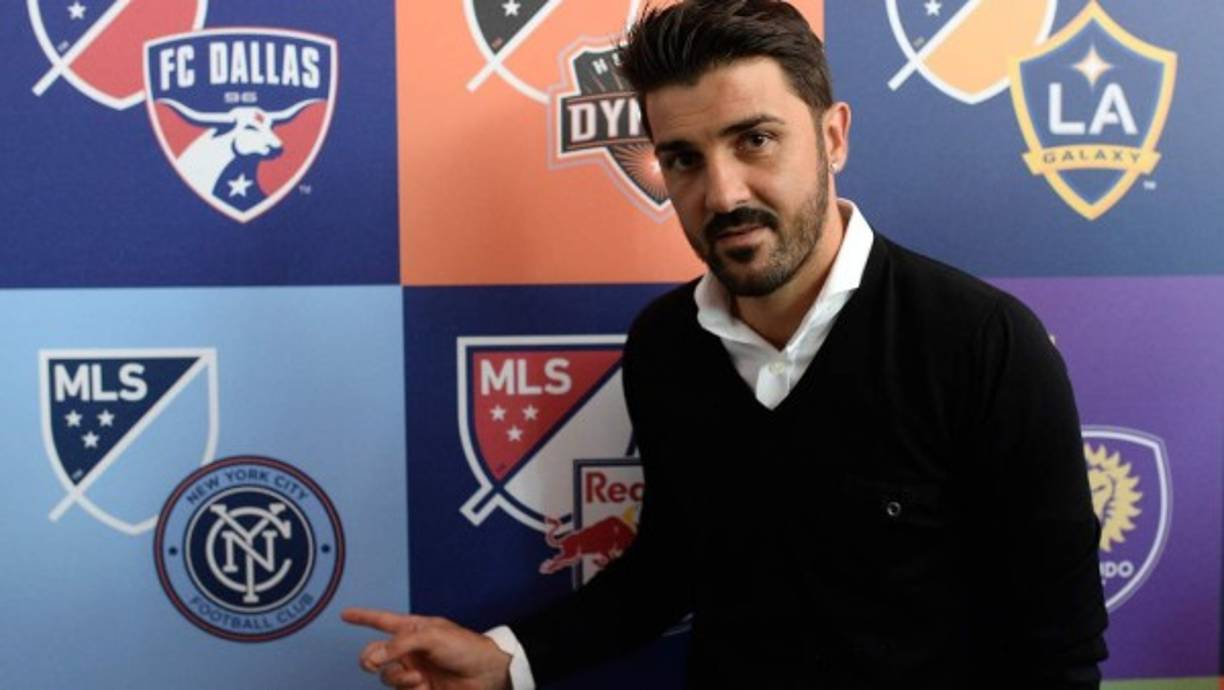 David Villa, delantero del New York City.