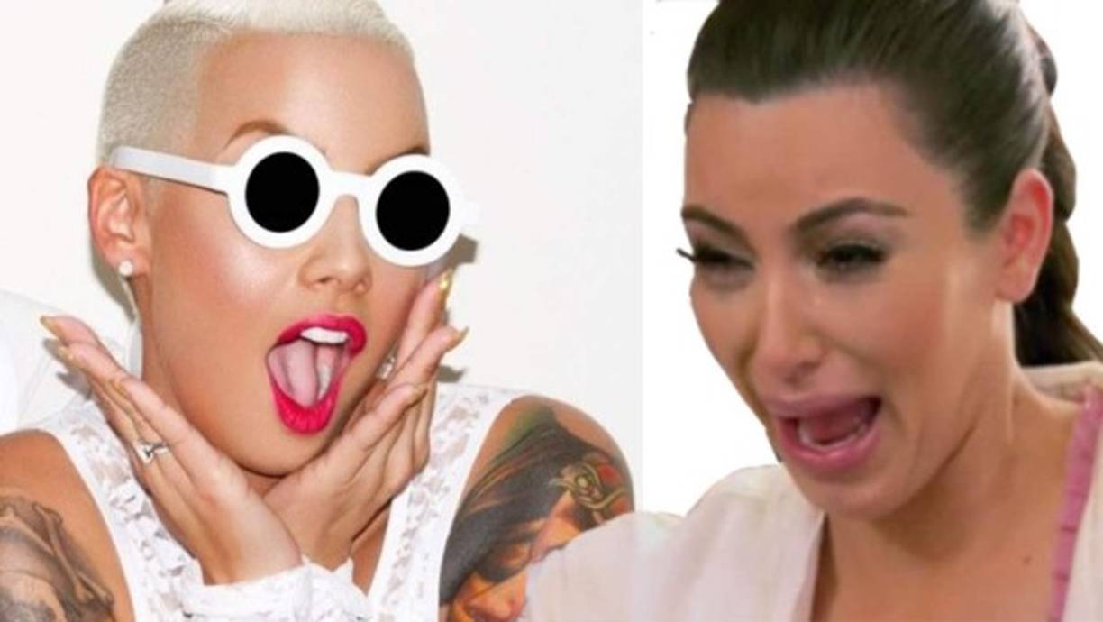 Las caras de Kim y Amber.