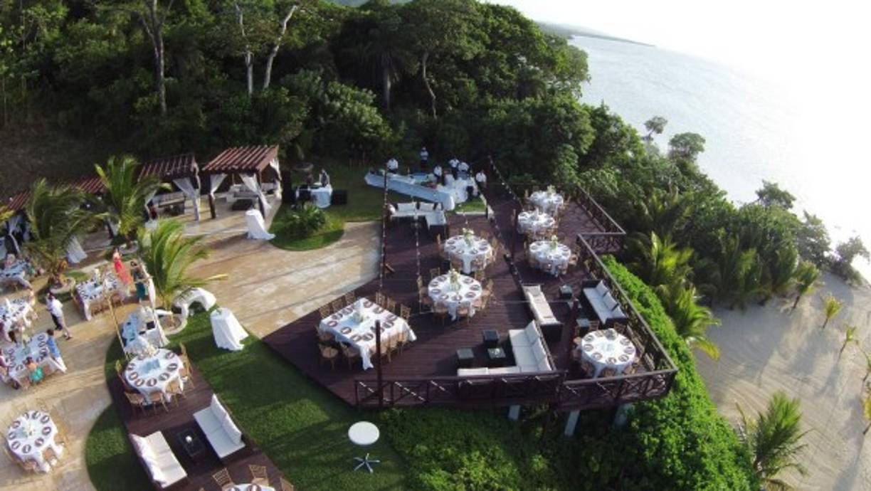 El ambiente desde lo alto.