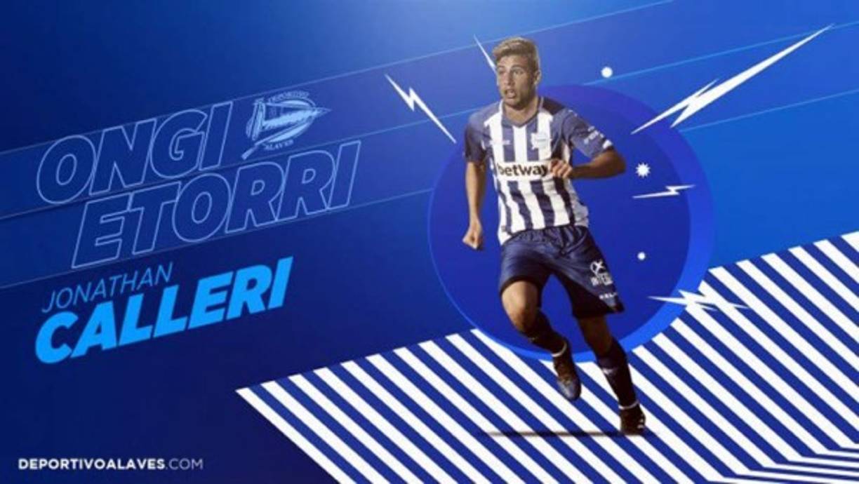 El Alavés ha cerrado la incorporación en calidad de cedido de Jonathan Calleri que jugará en el equipo de Mendizorroza hasta final de temporada. El futbolista argentino llega procedente del Club Deportivo Maldonado y será presentado el jueves.