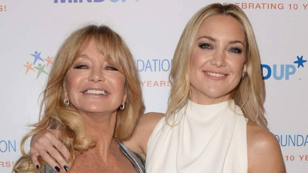 Goldie Hawn es la mamá de Kate Hudson.