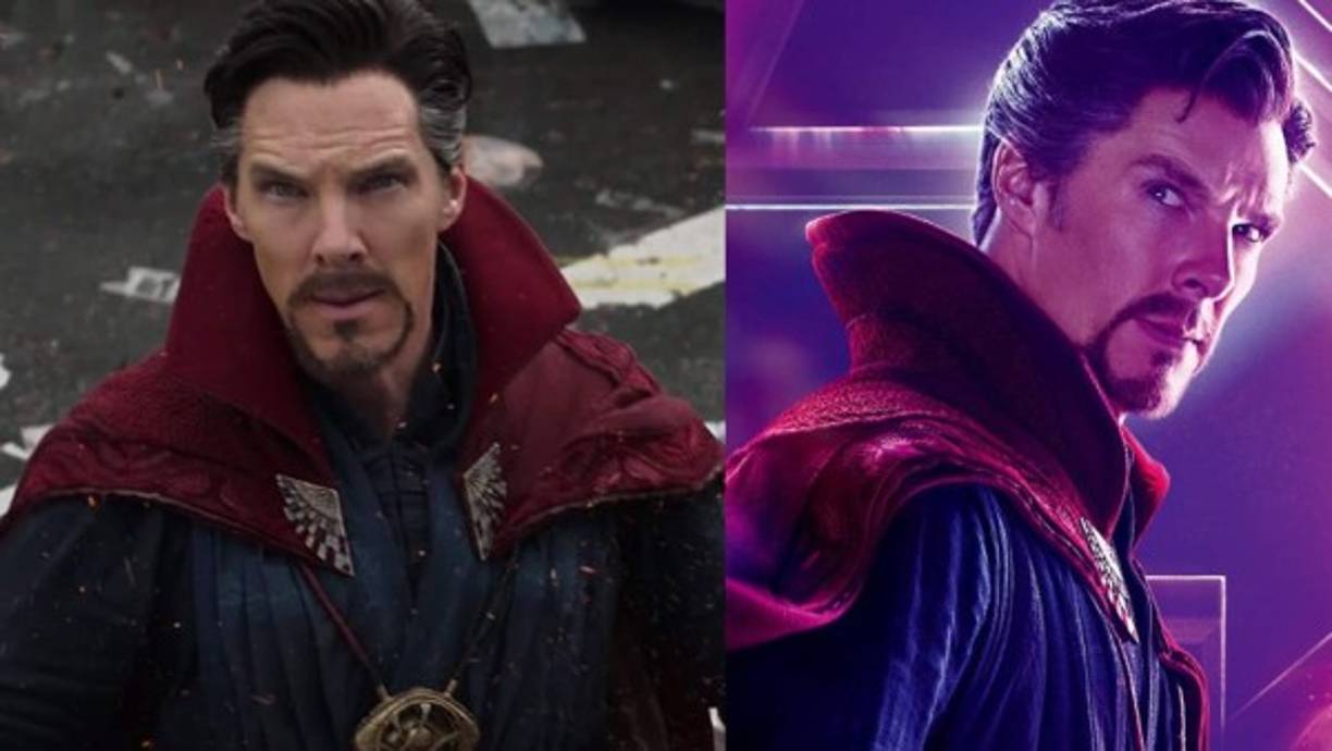 Doctor Strange (Benedict Cumberbat) desvanecido por Guatenlete.<br/>