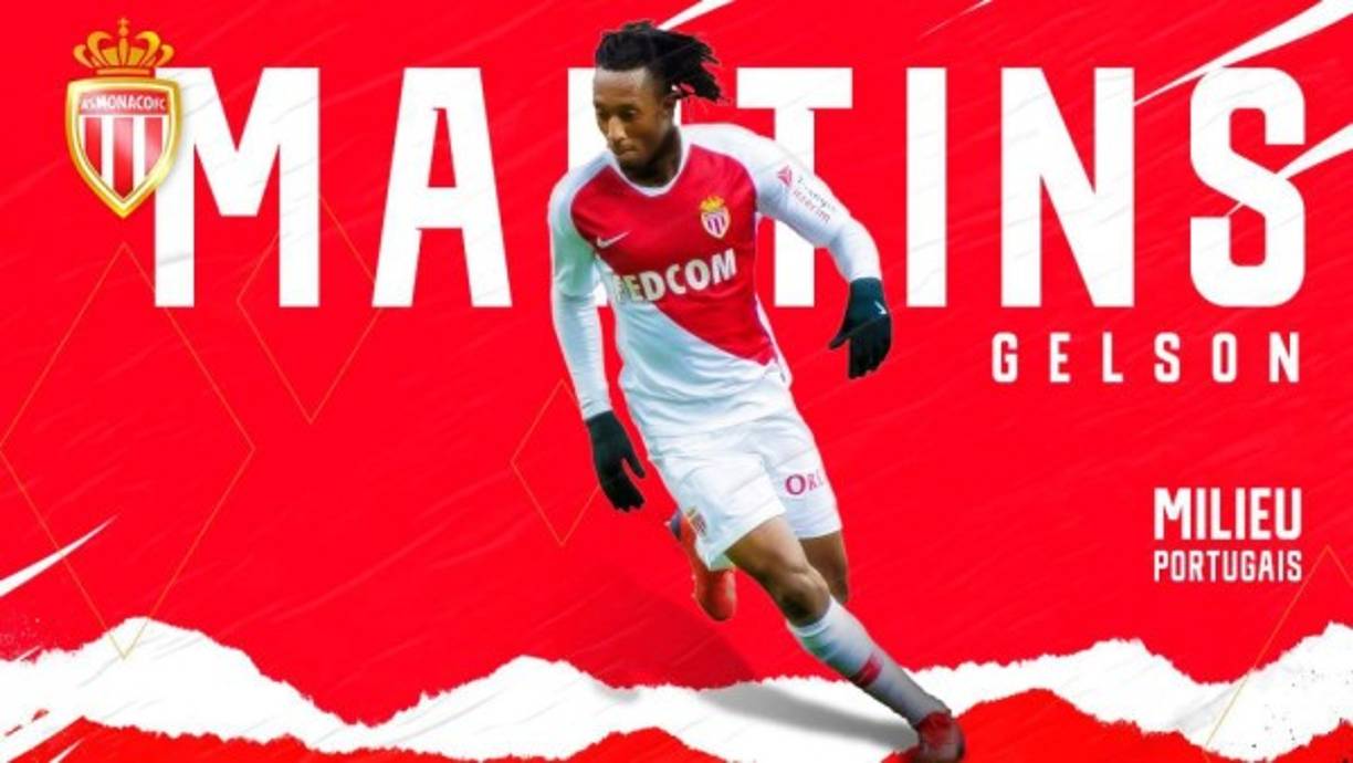 El Mónaco obtiene la cesión del extremo portugués Gelson Martins hasta final de temporada. Llega procedente del Atlético de Madrid.